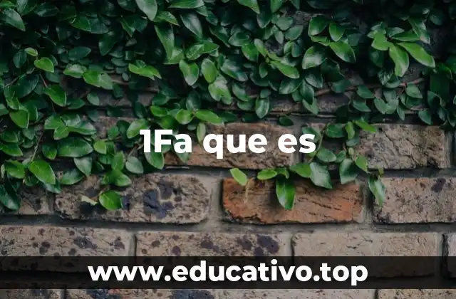 1Fa que es