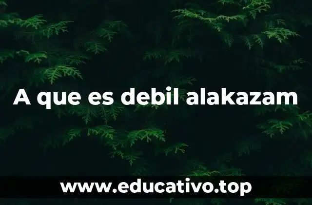 A que es debil alakazam