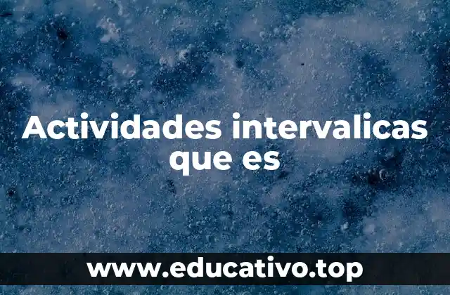 Beneficios del entrenamiento por intervalos