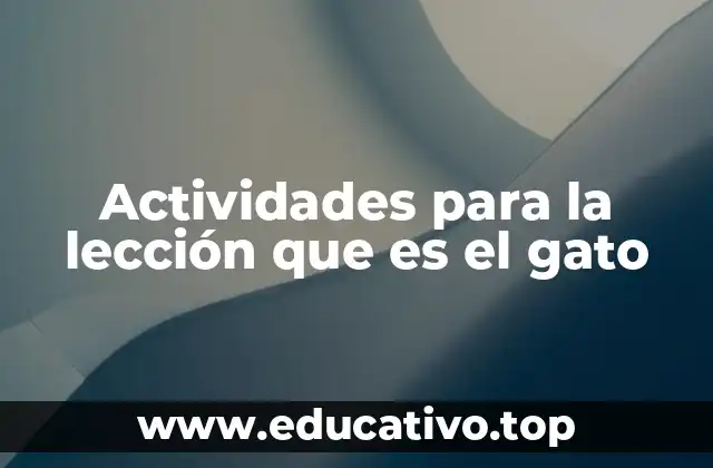 La importancia de enseñar sobre los gatos en el aula