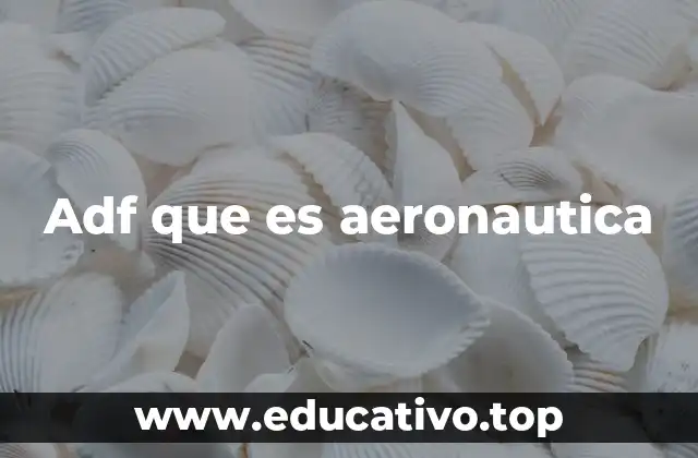 Adf que es aeronautica