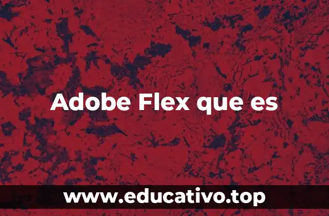 Adobe Flex que es
