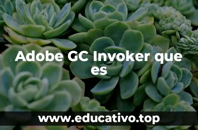 Adobe GC Invoker que es