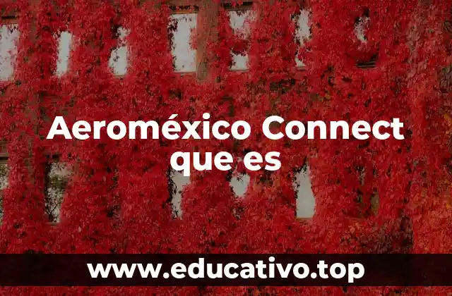 Aeroméxico Connect que es