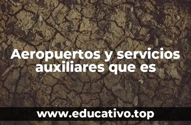 Aeropuertos y servicios auxiliares que es