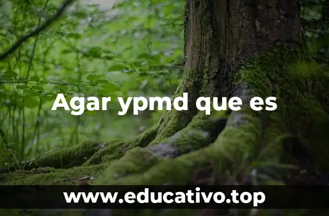 Agar ypmd que es