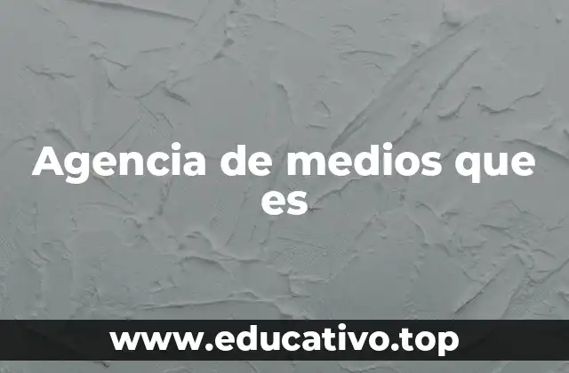 Agencia de medios que es