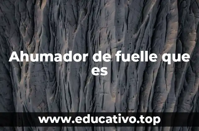 Cómo funciona un sistema de fuelle en un ahumador