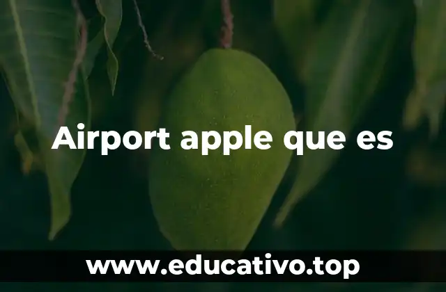Airport apple que es