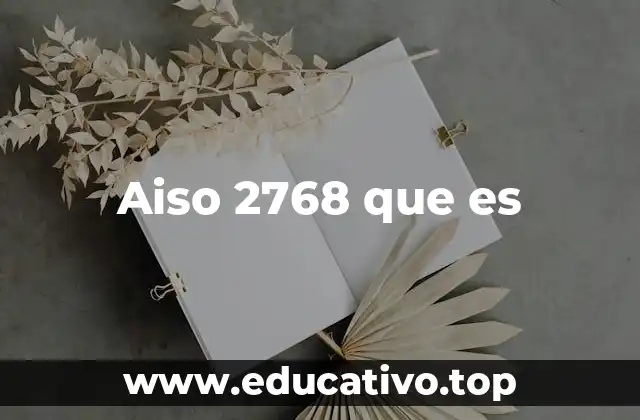 Aiso 2768 que es