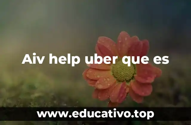 Aiv help uber que es
