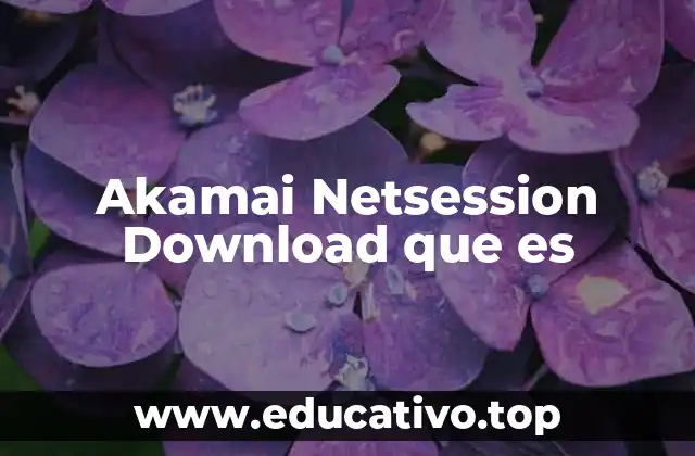 Akamai Netsession Download que es