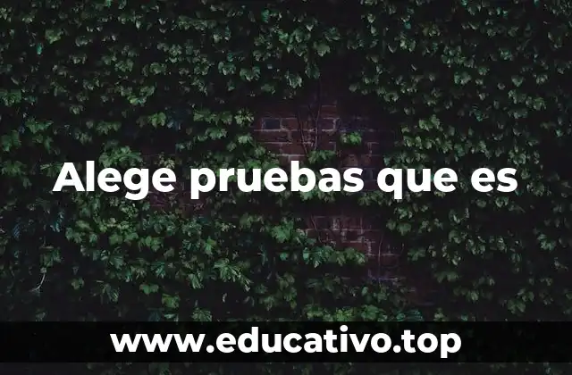 Alege pruebas que es