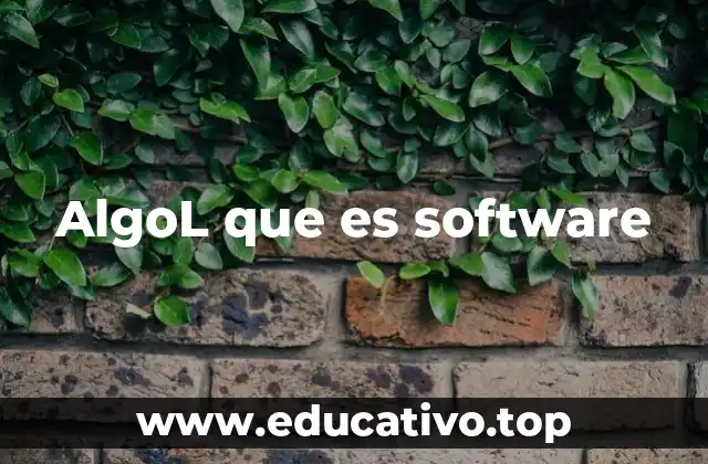 AlgoL que es software