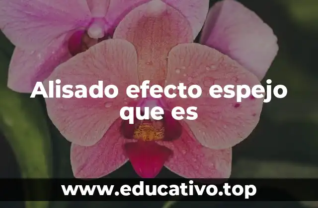 Alisado efecto espejo que es