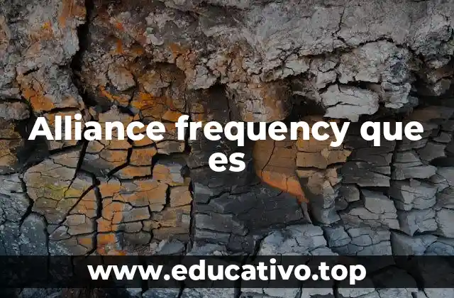 Alliance frequency que es