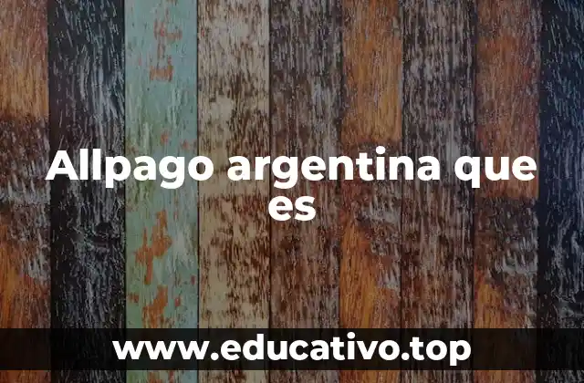 Allpago argentina que es