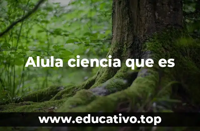 Alula ciencia que es