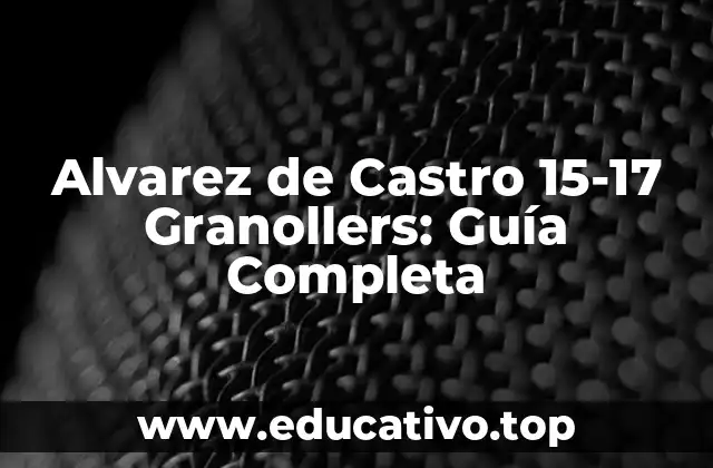 Alvarez de Castro 15-17 Granollers: Guía Completa