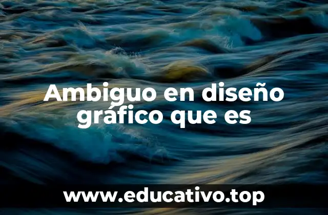 Ambiguo en diseño gráfico que es