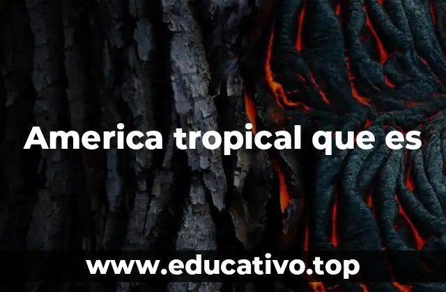 America tropical que es