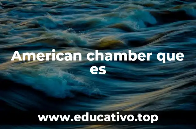 American chamber que es