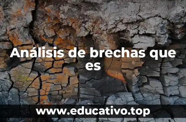 Análisis de brechas que es