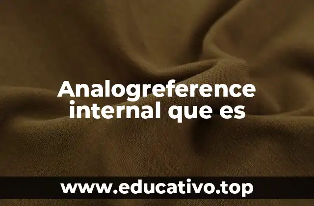 Analogreference internal que es