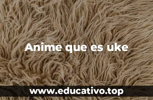 Anime que es uke