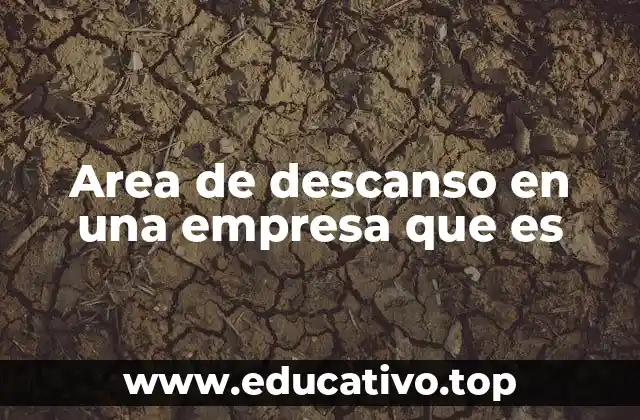 Area de descanso en una empresa que es