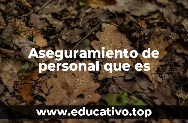 La importancia del aseguramiento de personal en la competitividad empresarial