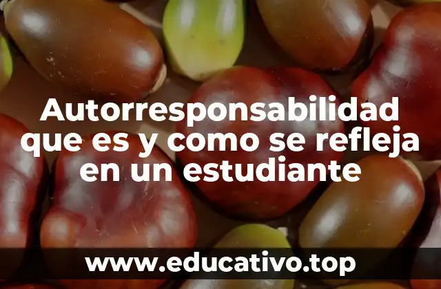 Autorresponsabilidad que es y como se refleja en un estudiante