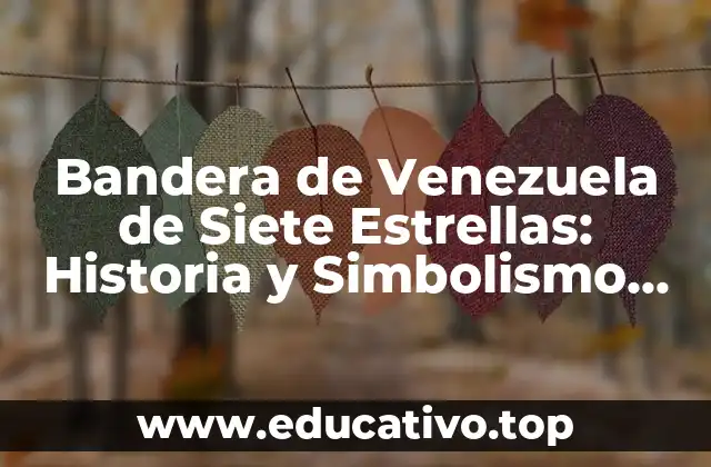 Bandera de Venezuela de Siete Estrellas: Historia y Simbolismo Detrás de la Enseña Nacional