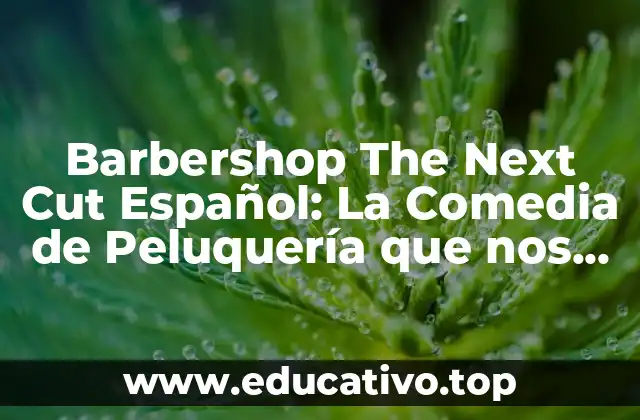 Barbershop The Next Cut Español: La Comedia de Peluquería que nos hace Reír