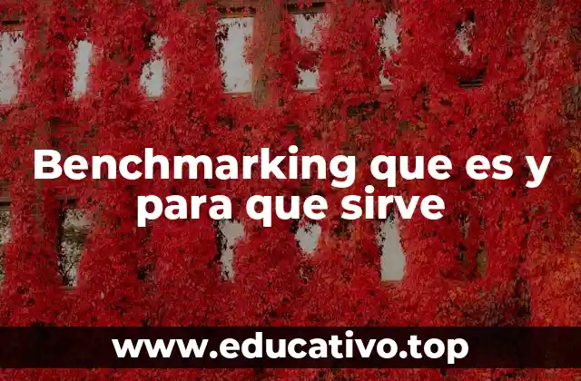 Benchmarking que es y para que sirve