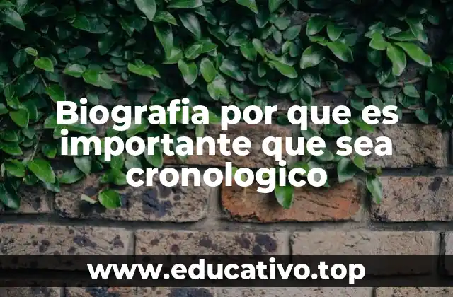 La importancia de la estructura en la narración de una vida