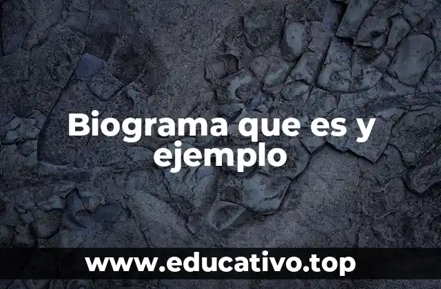 Biograma que es y ejemplo
