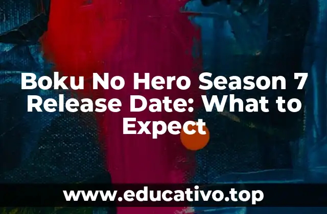 Boku No Hero Season 7 Release Date: What to Expect