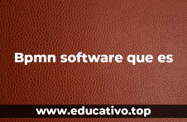 Bpmn software que es