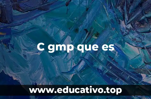 C gmp que es