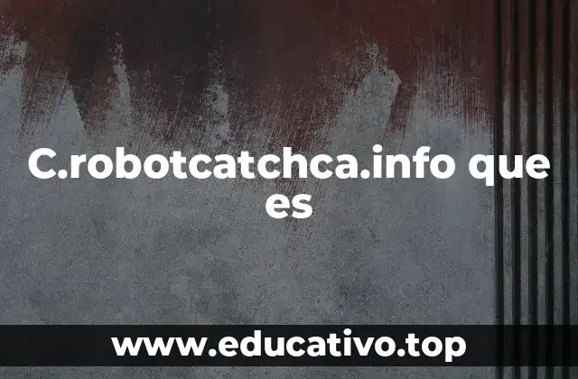 C.robotcatchca.info que es