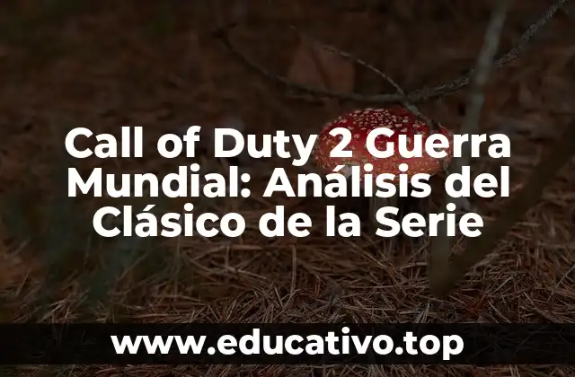 Call of Duty 2 Guerra Mundial: Análisis del Clásico de la Serie