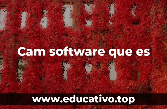 Cam software que es