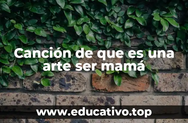 La maternidad como inspiración musical