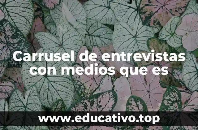 La importancia del carrusel de entrevistas en la comunicación estratégica