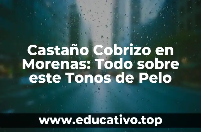 Castaño Cobrizo en Morenas: Todo sobre este Tonos de Pelo