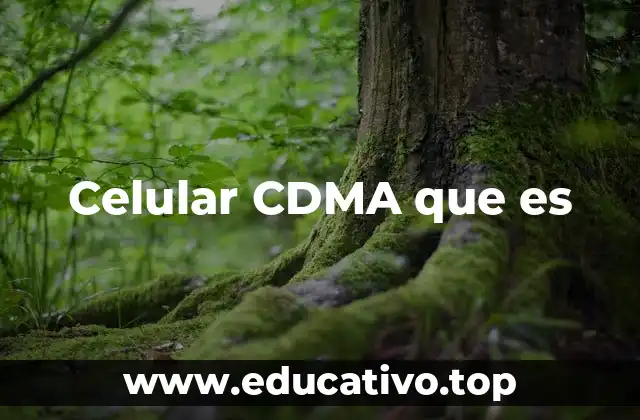 Celular CDMA que es