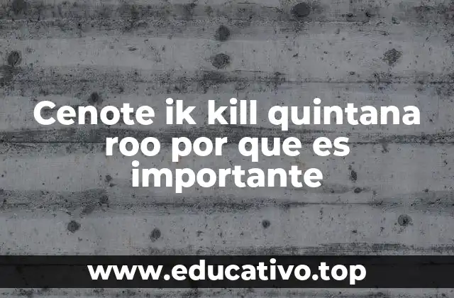 La importancia ecológica de los cenotes en la región de Quintana Roo