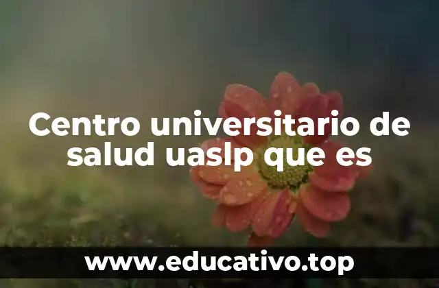 Centro universitario de salud uaslp que es