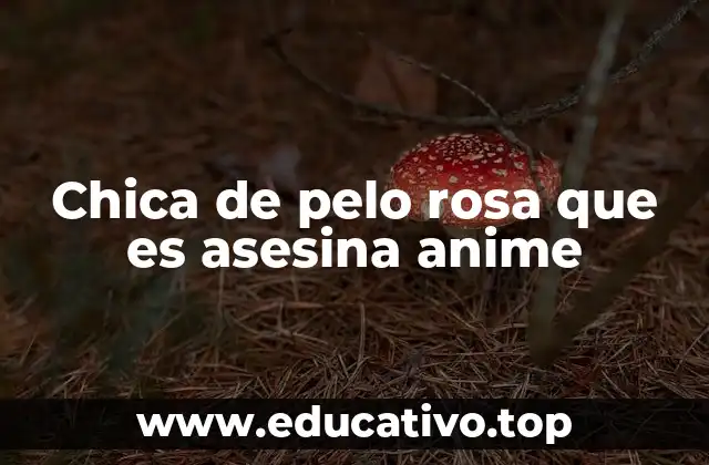 Chica de pelo rosa que es asesina anime